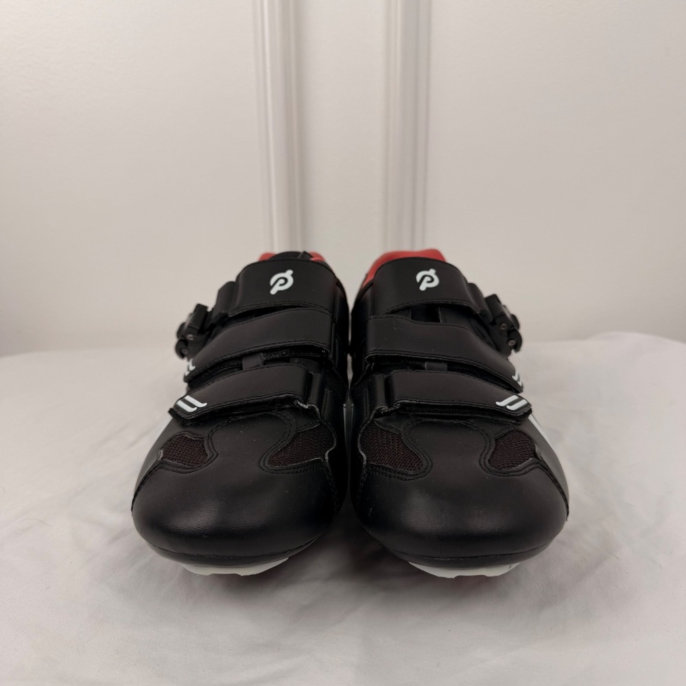 Peloton Cycling Shoes Black Red EU 44‎ US Men 10.5 Women 12 Cleats